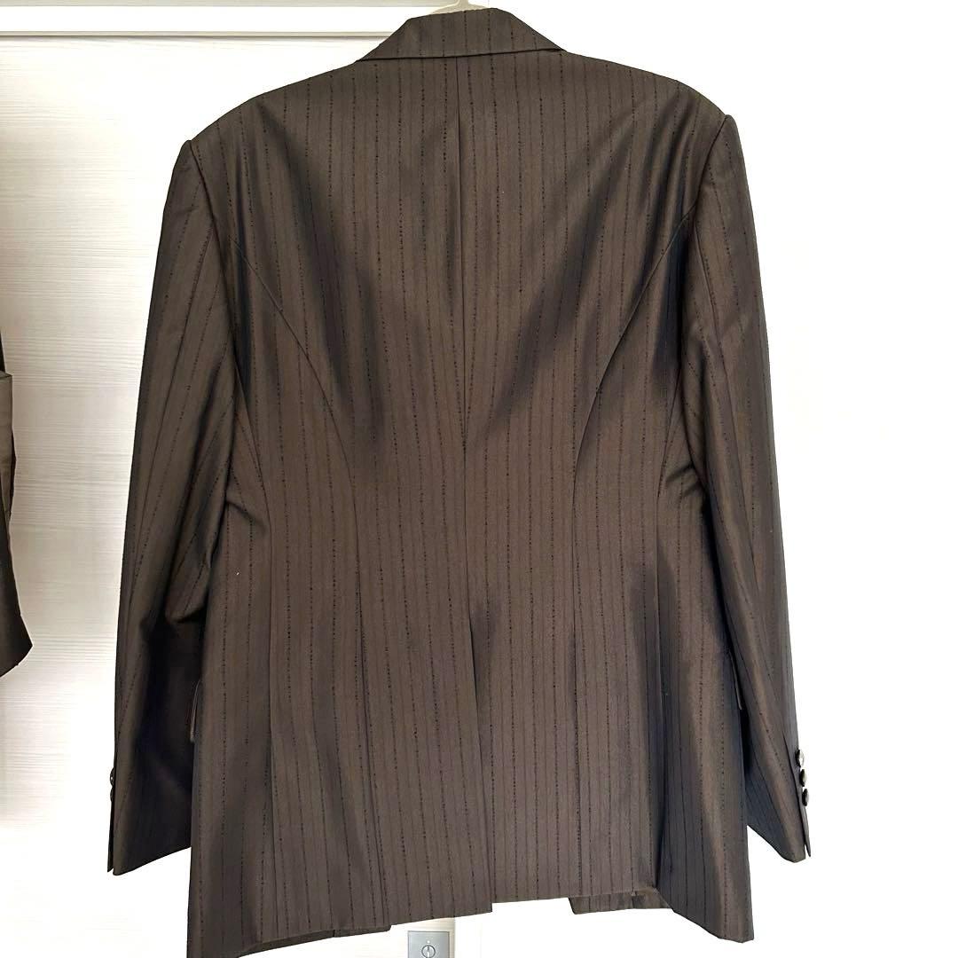 【美品】結婚式　メンズ　タキシード(ブラウン)、上下＋ベスト3点　小物セット無し