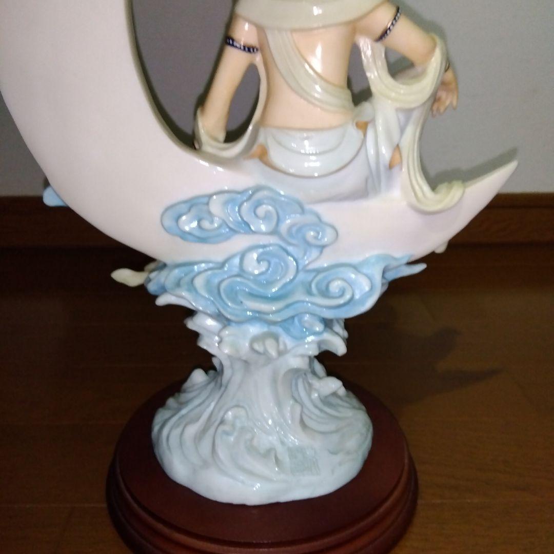 水月観音置き物