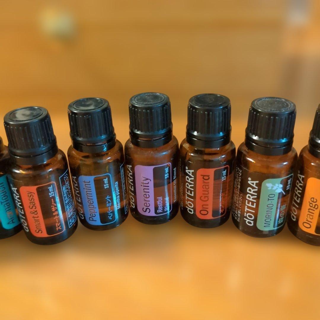 doTERRA 木箱50 エッセンシャルオイル　13本　ショッパー　　まとめ売り