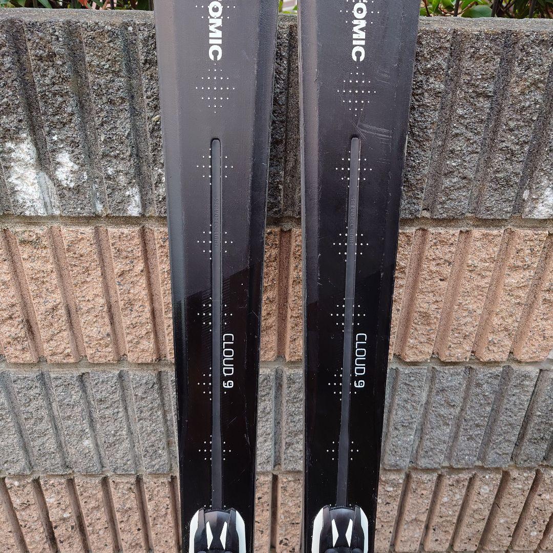 ATOMIC CLOUD9スキー板ビンディング付157 チューンナップ済み