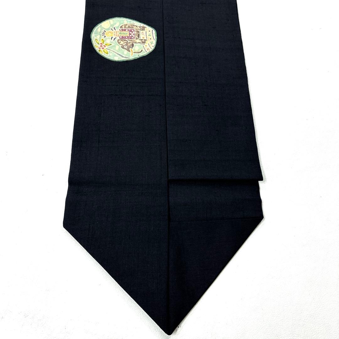 専用帯5113 ●高級 正絹 紬 名古屋仕立て 名古屋帯 象