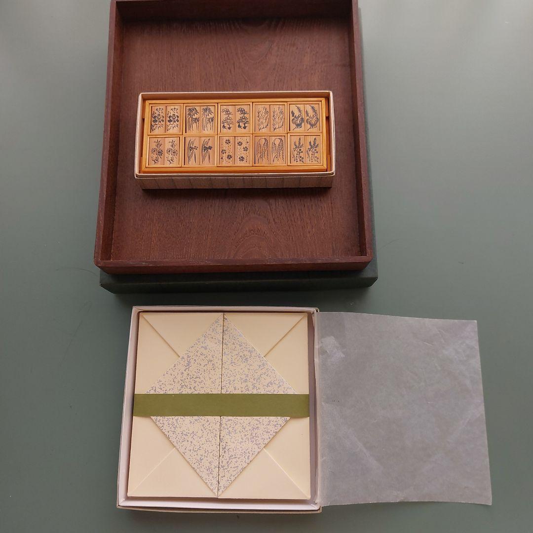 茶道具　表千家　七事式　一二三盆　十種香札　折据（大）