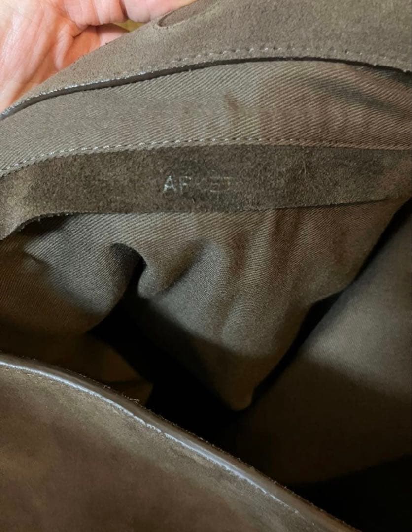 ARKET スエードトートバッグ　ブラウン