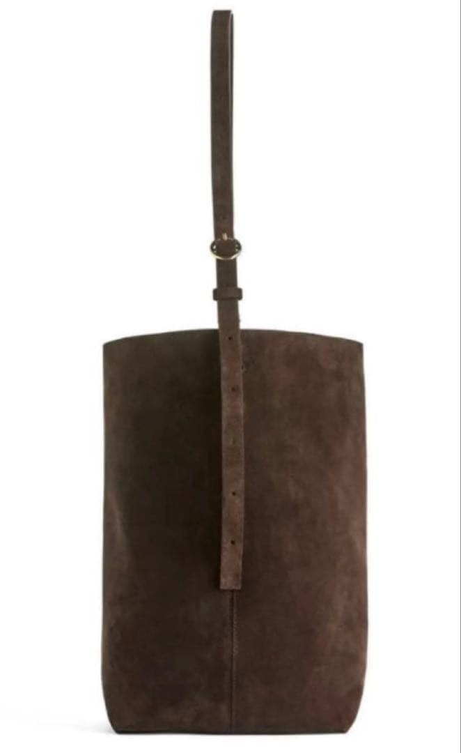 ARKET スエードトートバッグ　ブラウン