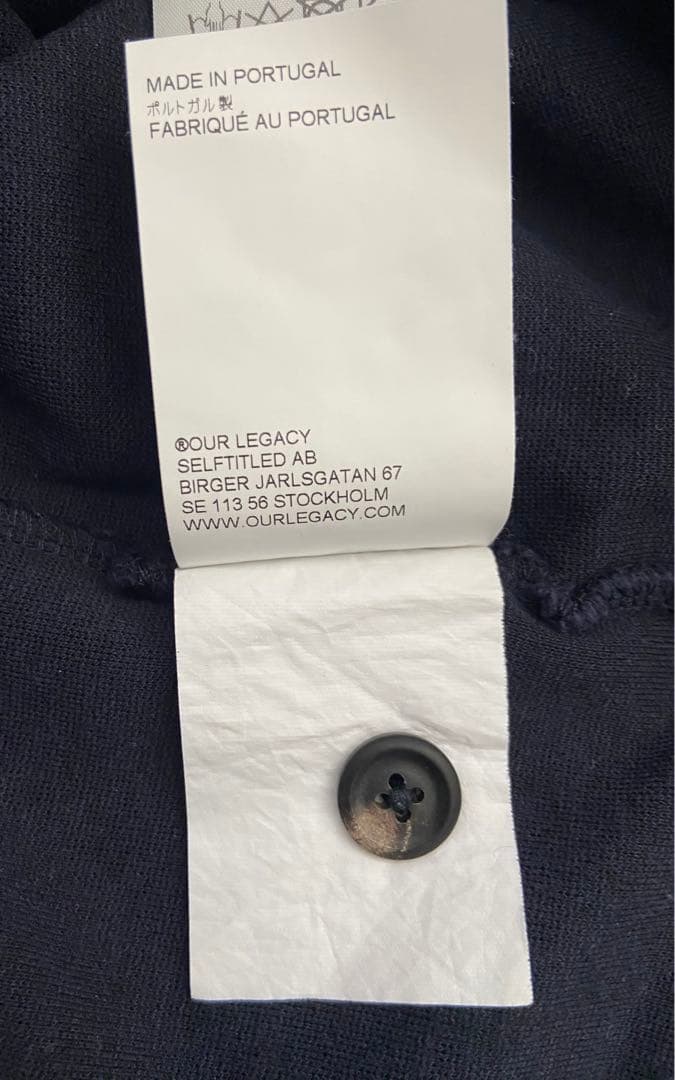 OUR LEGACY 24SS ILE PIQUET ポロシャツ 46