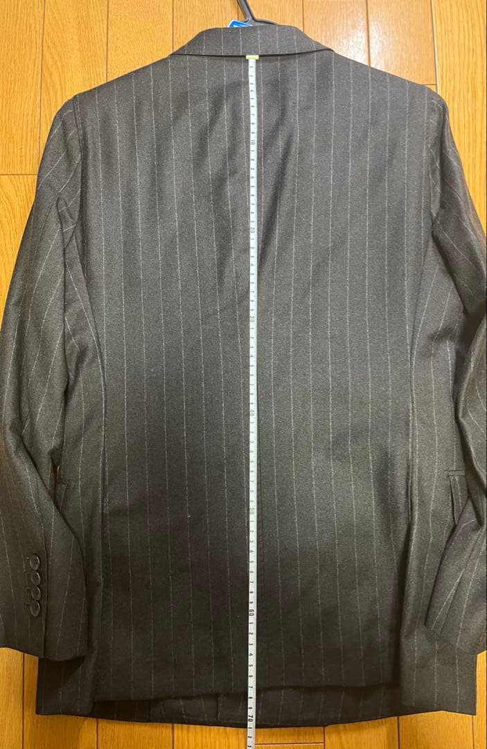 ブラウンストライプ ダブル スーツ スーツセレクト