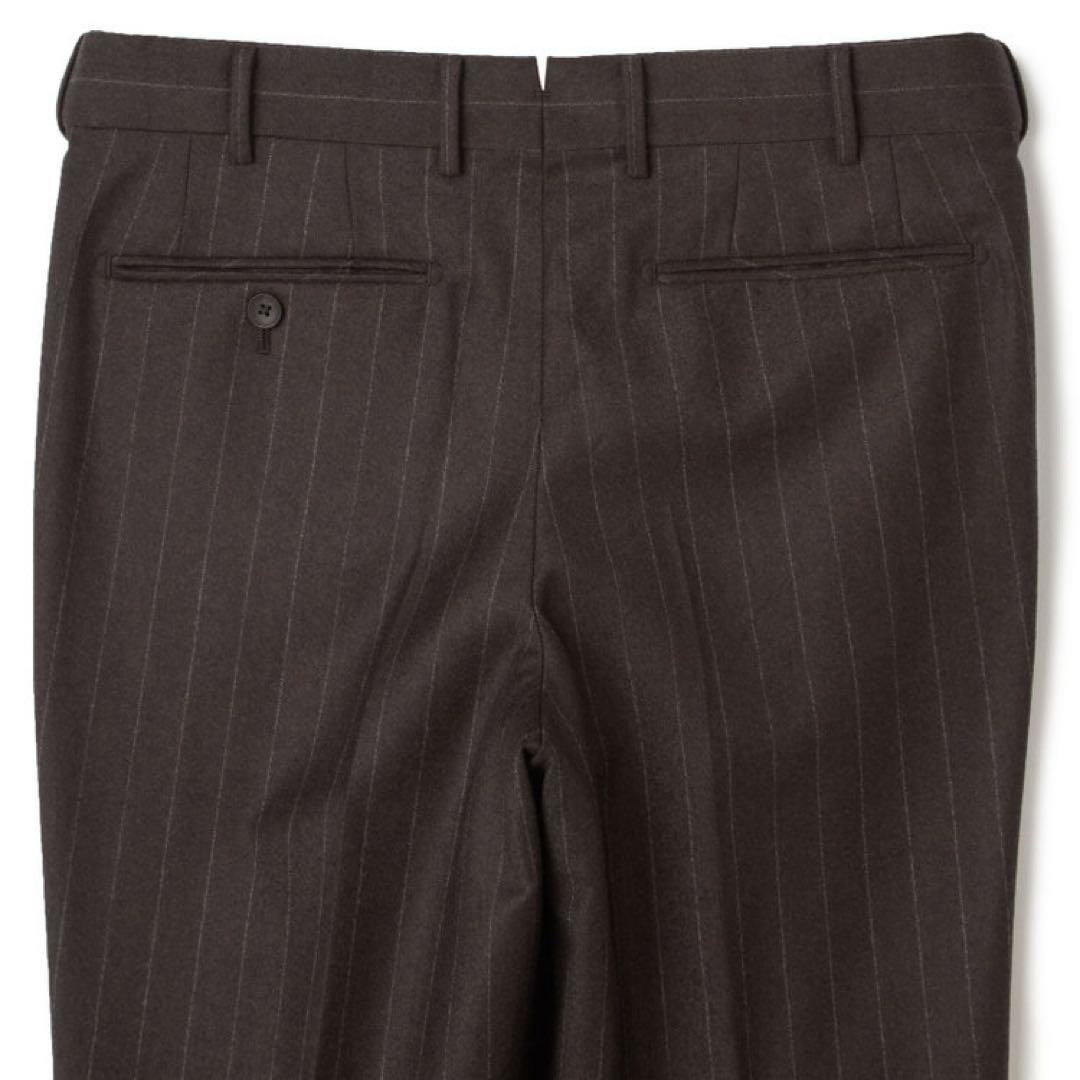 ブラウンストライプ ダブル スーツ スーツセレクト