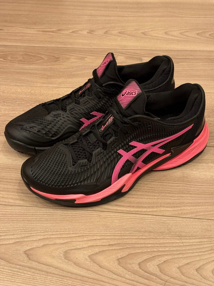 アシックス COURT FF 3 テニスシューズ Black/Hot Pink