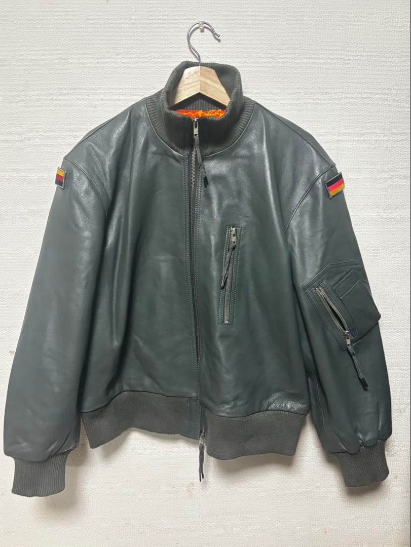 ドイツ軍BWパイロットジャケット革カウハイド 3万円まで値下げ