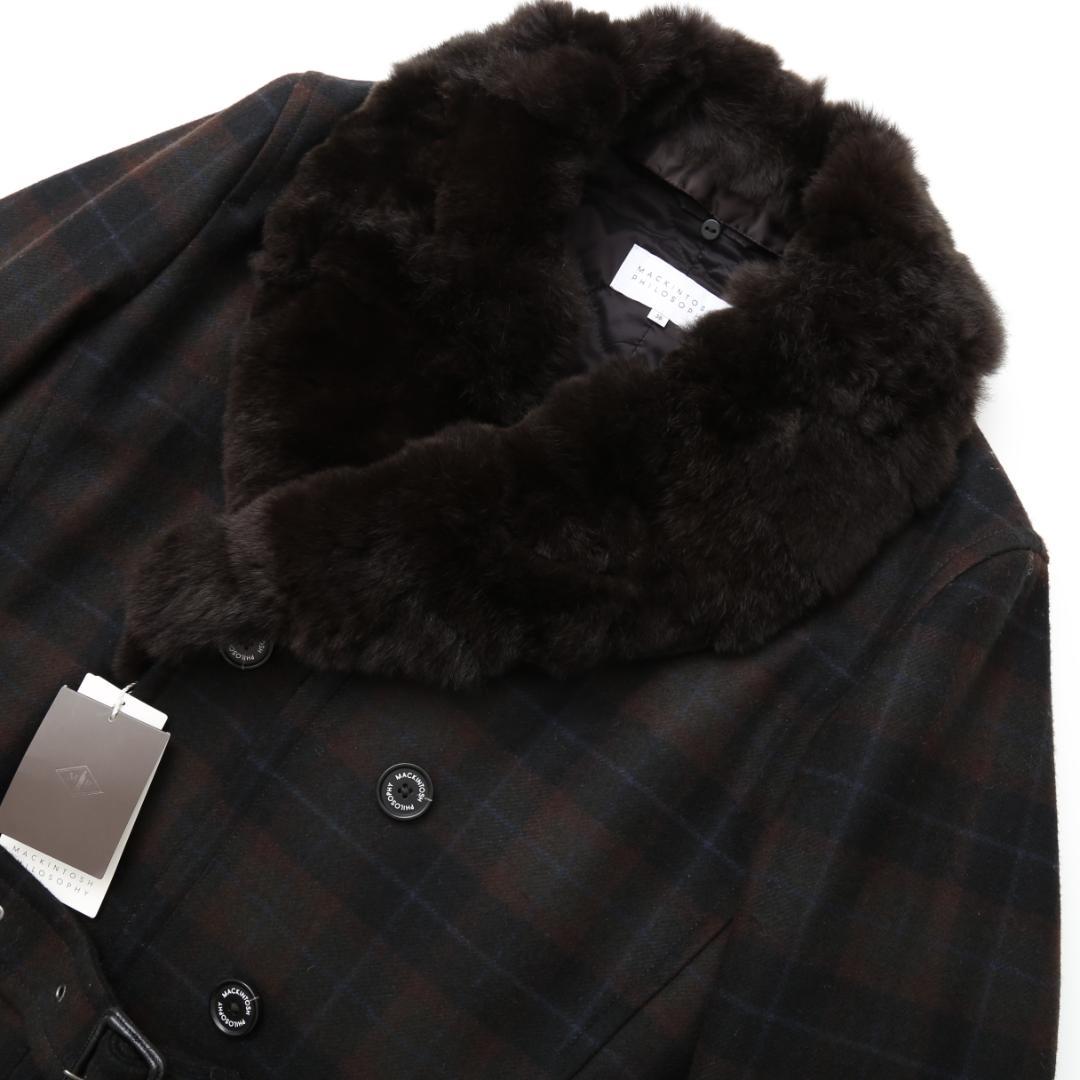 マッキントッシュ フィロソフィー 新品 マッキーノコート 38 レッキスファー