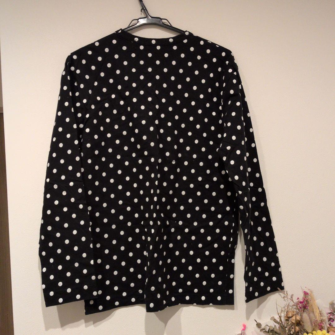 PLAY COMME des GARCONS ドット柄 長袖カットソー L