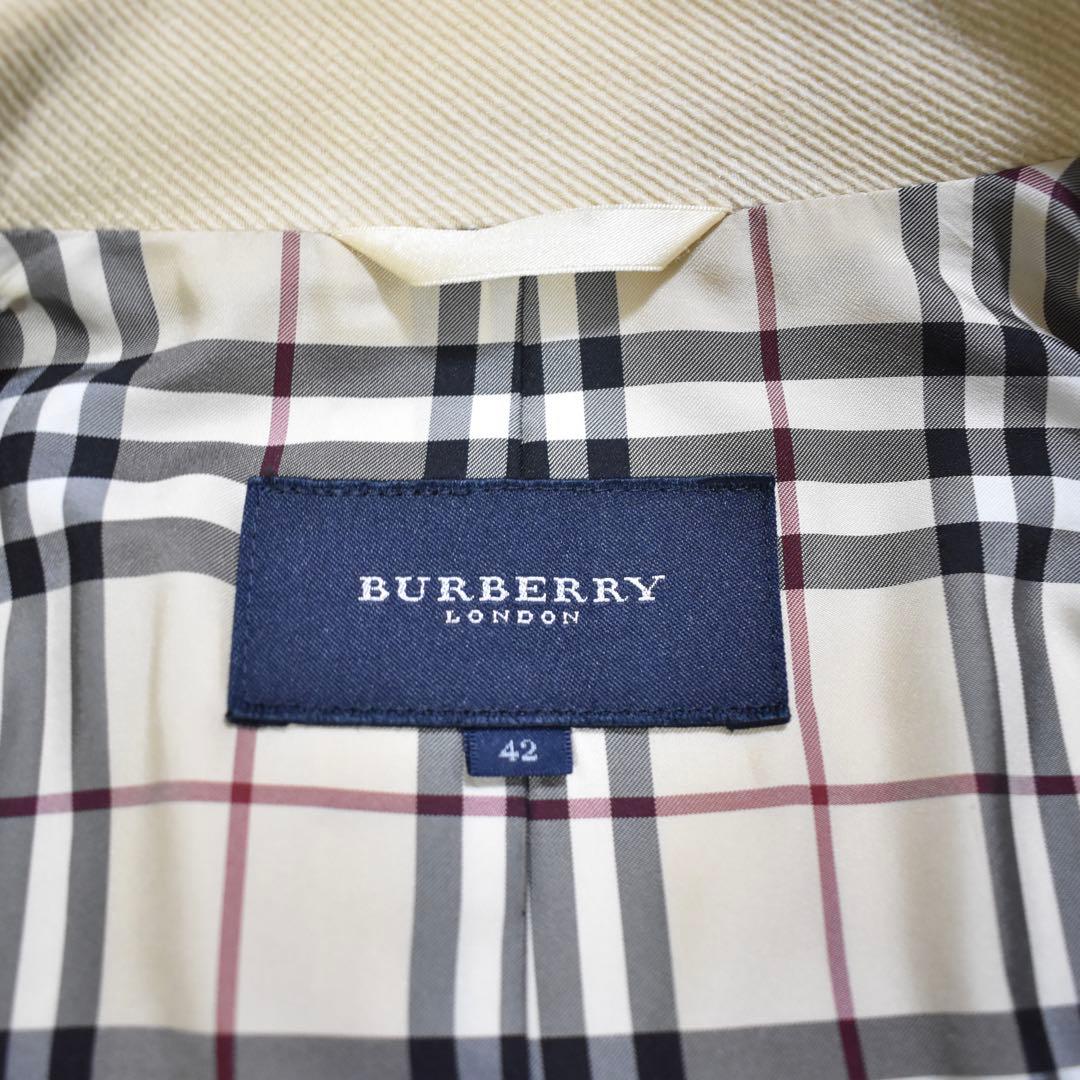 極美品✨バーバリーロンドン　テーラードジャケット　コーデュロイ　Aライン　42