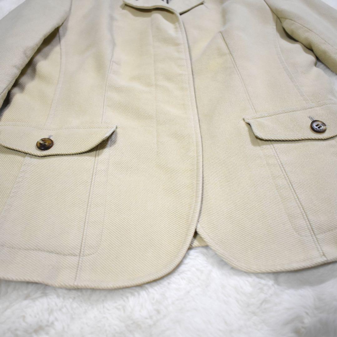 極美品✨バーバリーロンドン　テーラードジャケット　コーデュロイ　Aライン　42