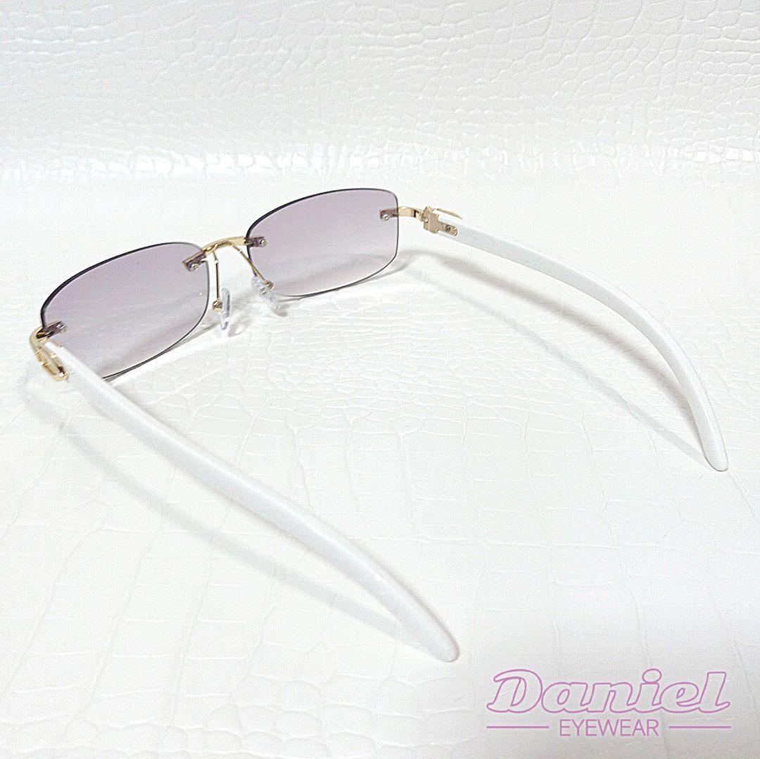 リムレス■プラム■グラデーション■サングラス■メガネ■Y2K■未使用品■⑯