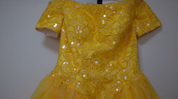 【20260130値下げ！】イエロー　カラー　ドレス