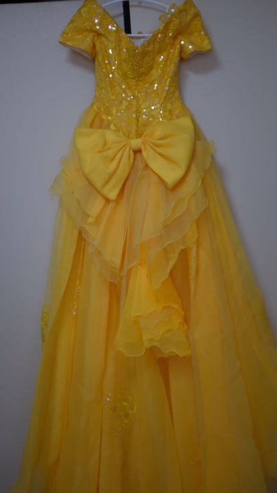 【20260130値下げ！】イエロー　カラー　ドレス