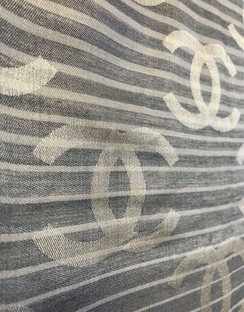 シャネルストール　大判シャネルショール　CHANELストールCHANELマフラー