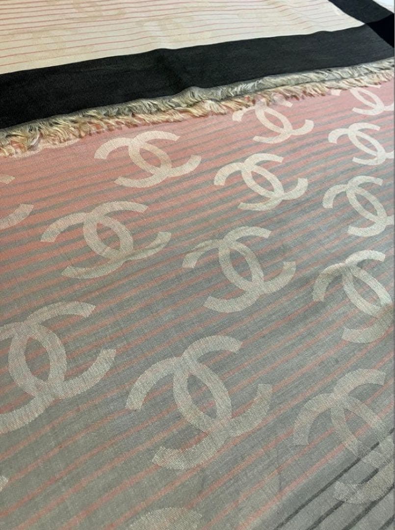 シャネルストール　大判シャネルショール　CHANELストールCHANELマフラー