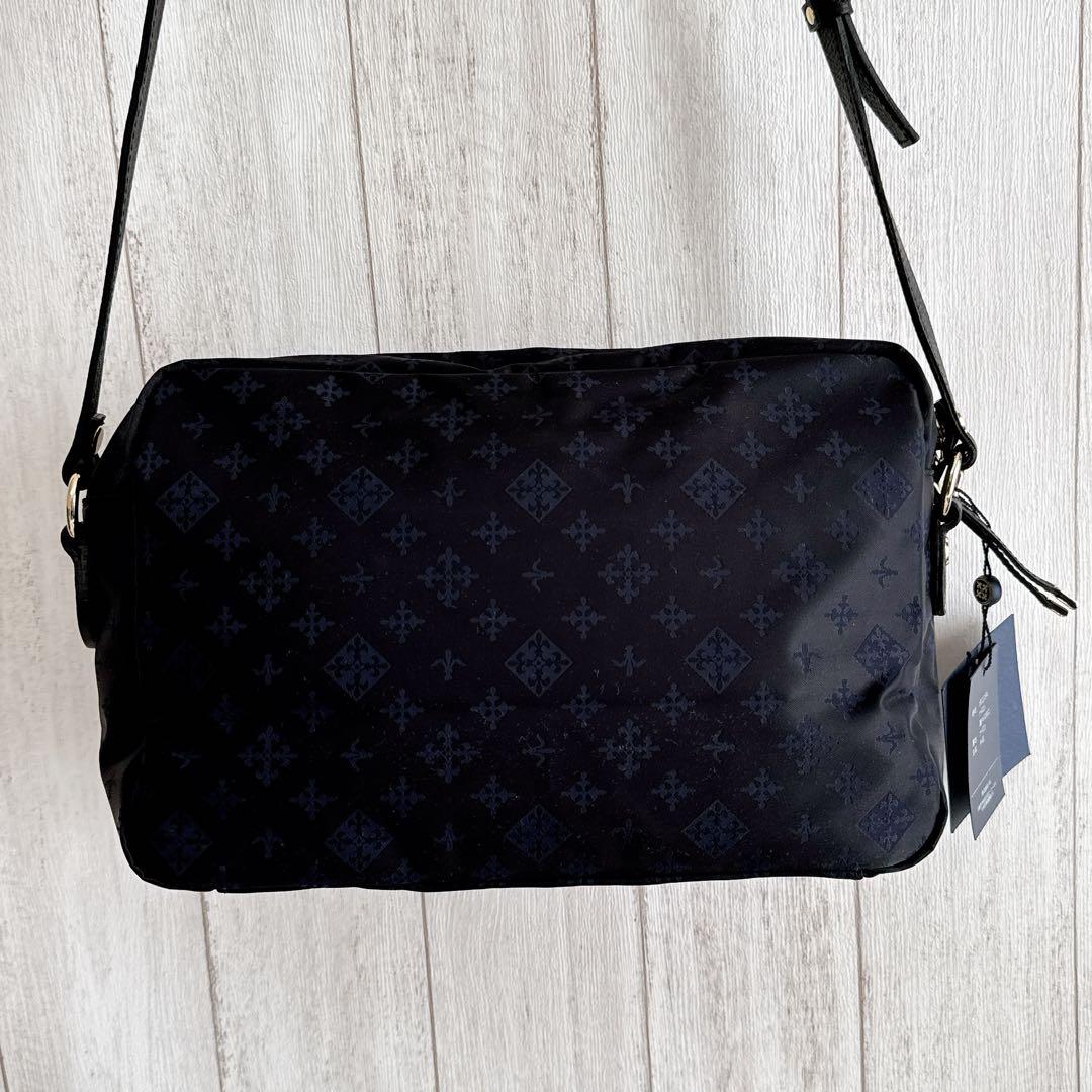 【新品 未使用】russet ラシット ショルダーバッグ モノグラム ネイビー