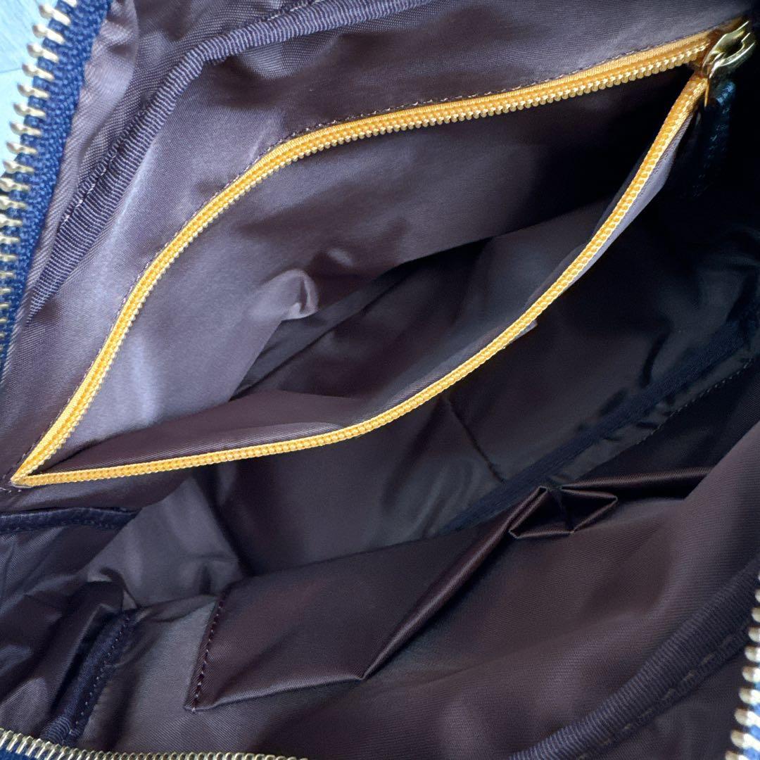 【新品 未使用】russet ラシット ショルダーバッグ モノグラム ネイビー