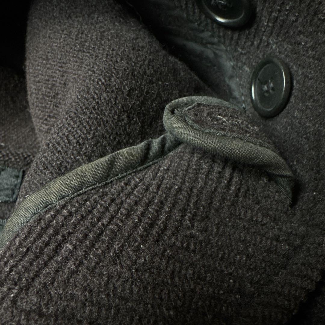 極上ヘリンボーン 英国製 グローバーオール ダッフルコート 茶 希少