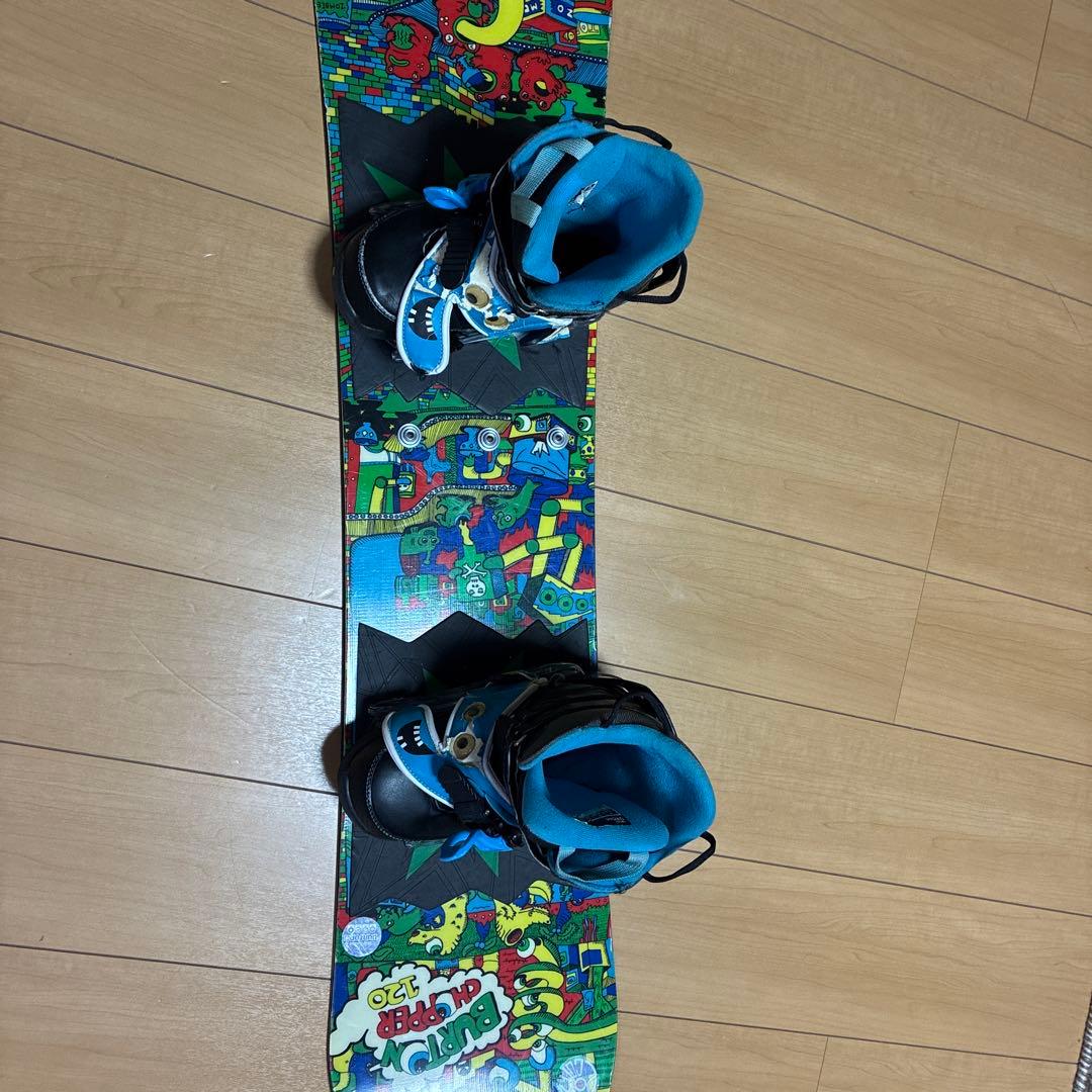 120 BURTON KIDS スノーボード3点セット