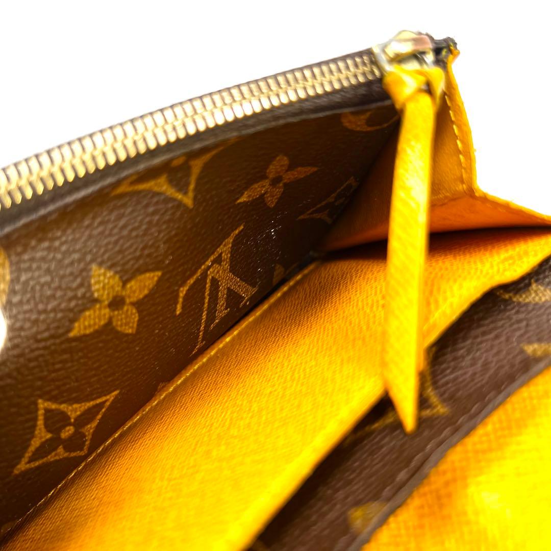 ルイヴィトン モノグラム ポルトフォイユ エミリー ミモザ M60698