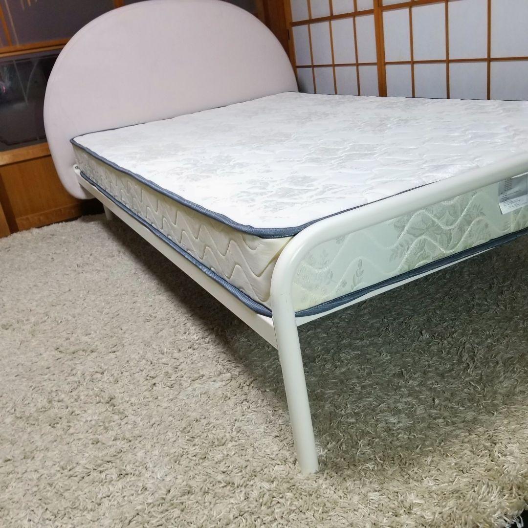 Francfranc フランフラン　セミダブルベッド　マットレス付