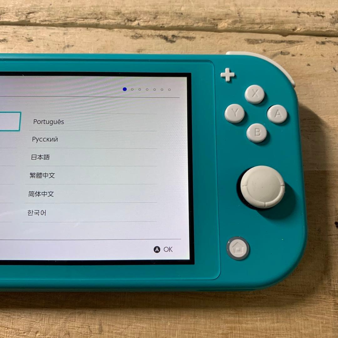 動作確認済み　Nintendo Switch Lite 本体のみ　ターコイズ
