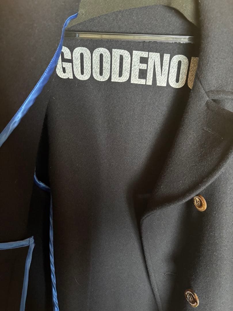 GOOD ENOUGH ネイビー　ピーコート　Lサイズ