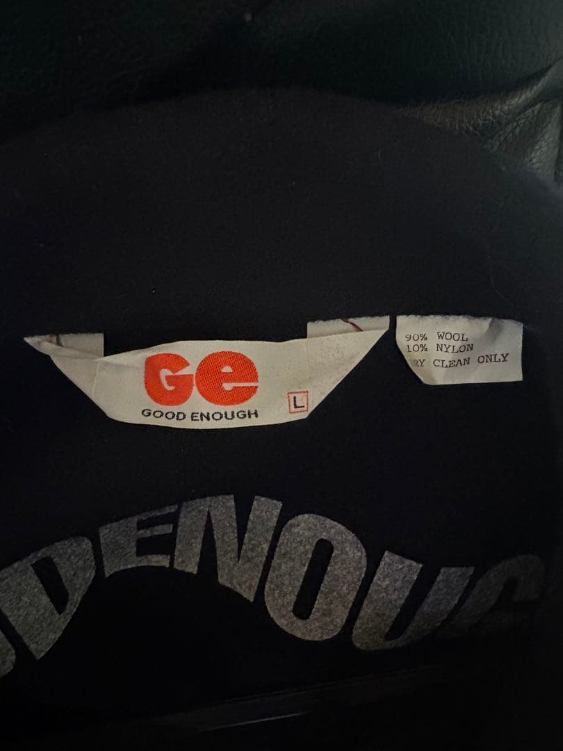 GOOD ENOUGH ネイビー　ピーコート　Lサイズ