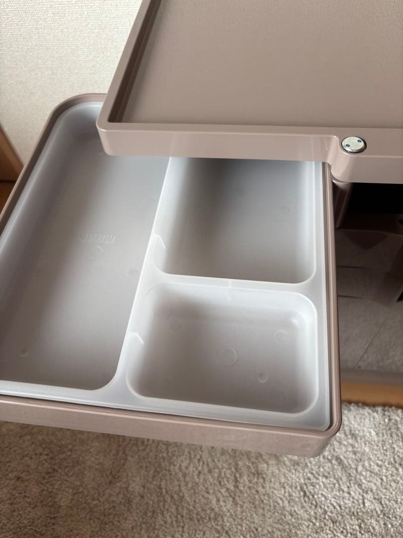 【satomim】名作！美品ボビーワゴン （2段 3トレイ）クミン