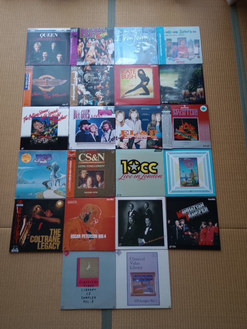 レーザーディスク洋楽ロック、ジャズ等22枚