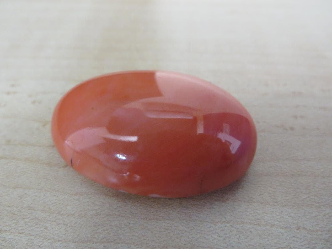 珊瑚サンゴ　帯留め外し石　特大裸石ルース　28.8ｇ　約144ct