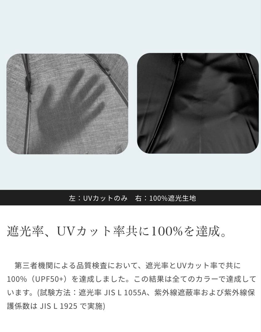 芦屋ロサブラン　折り畳み日傘フリル 晴雨兼用 100％完全遮光