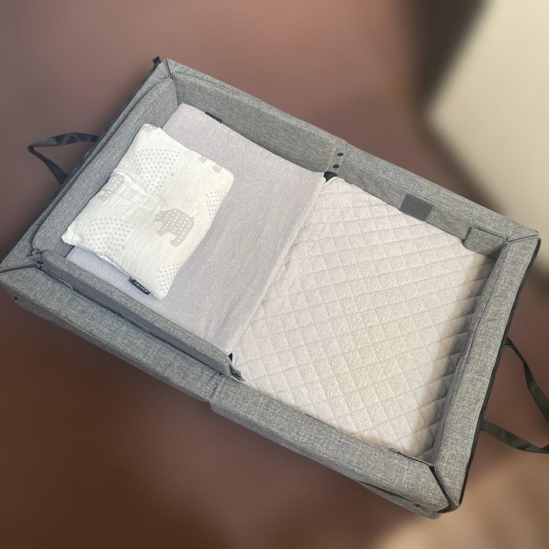 ベビー布団セット 動物柄 グレー系