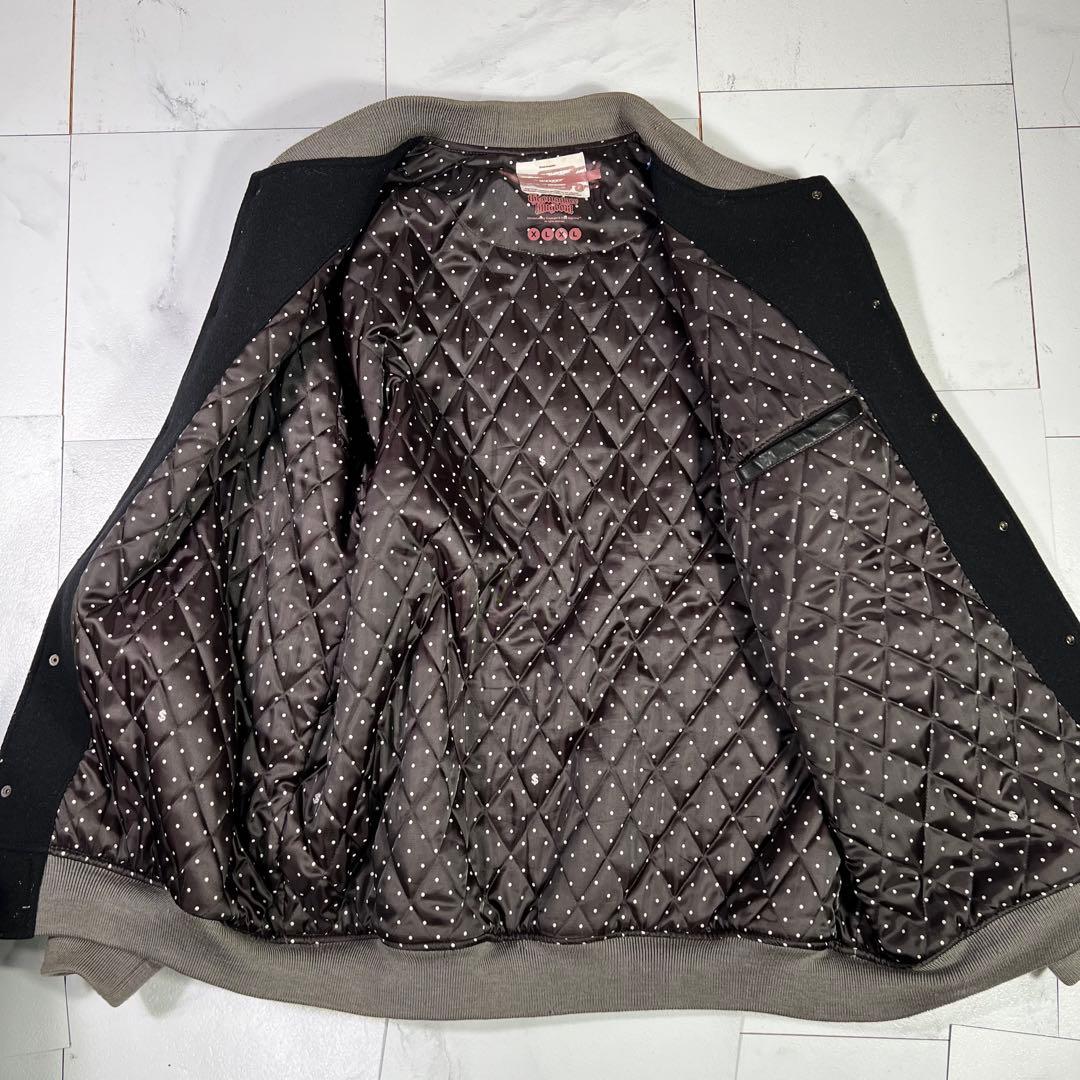 Swagger スワッガ スタジャン レザー切り替え XL