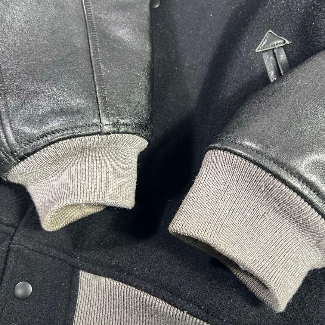 Swagger スワッガ スタジャン レザー切り替え XL