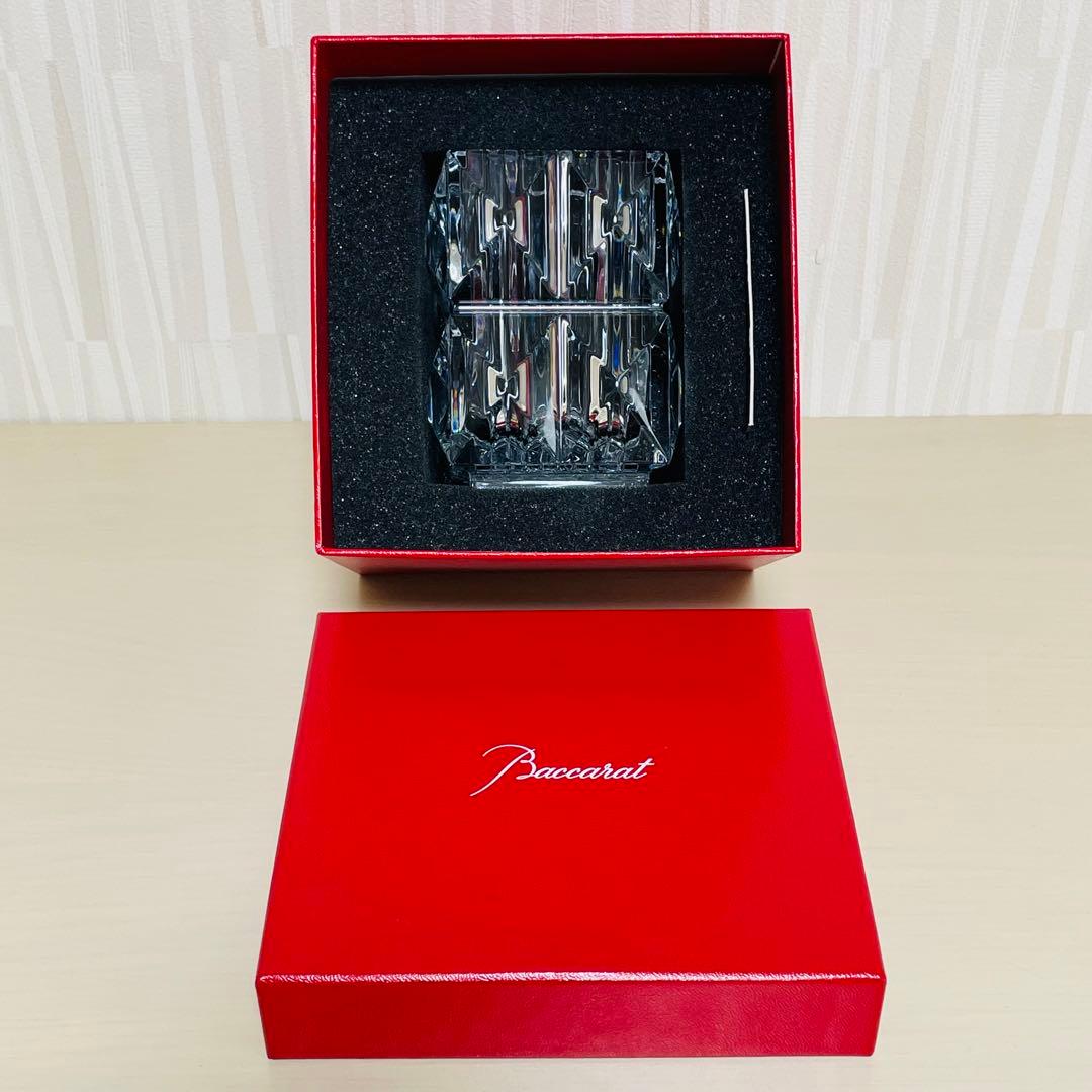 未使用 Baccarat バカラ ルクソール 花瓶 フラワーベース ペンホルダー