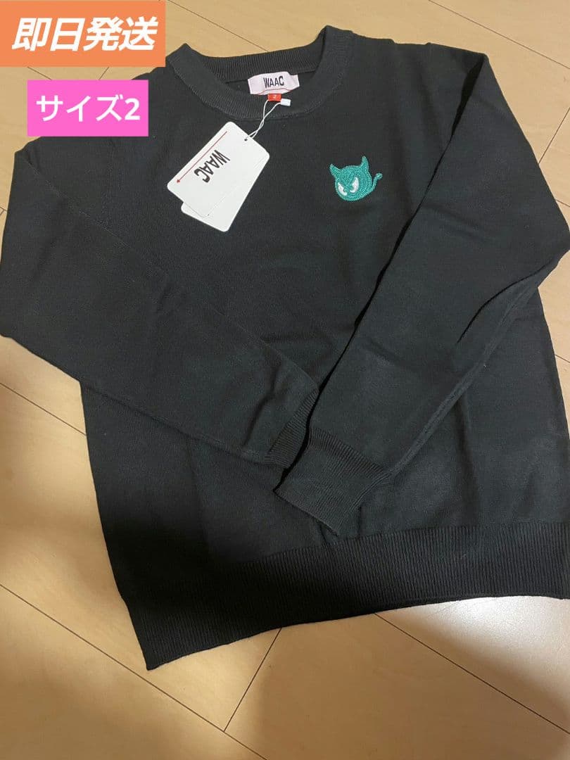 waac レディースゴルフウェア　長袖ニット