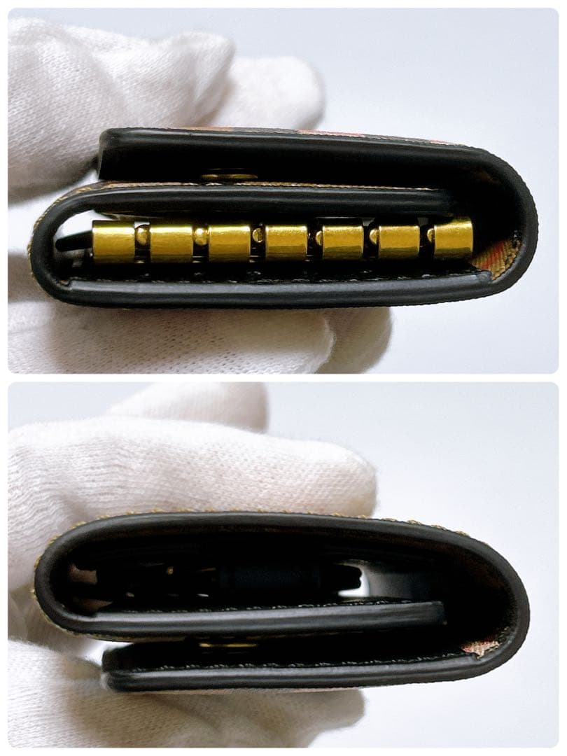 新品未使用✨バーバリー ノバチェック キーケース 6連 リング付き 箱・袋付き