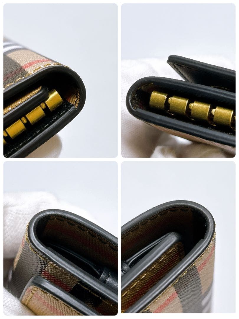 新品未使用✨バーバリー ノバチェック キーケース 6連 リング付き 箱・袋付き