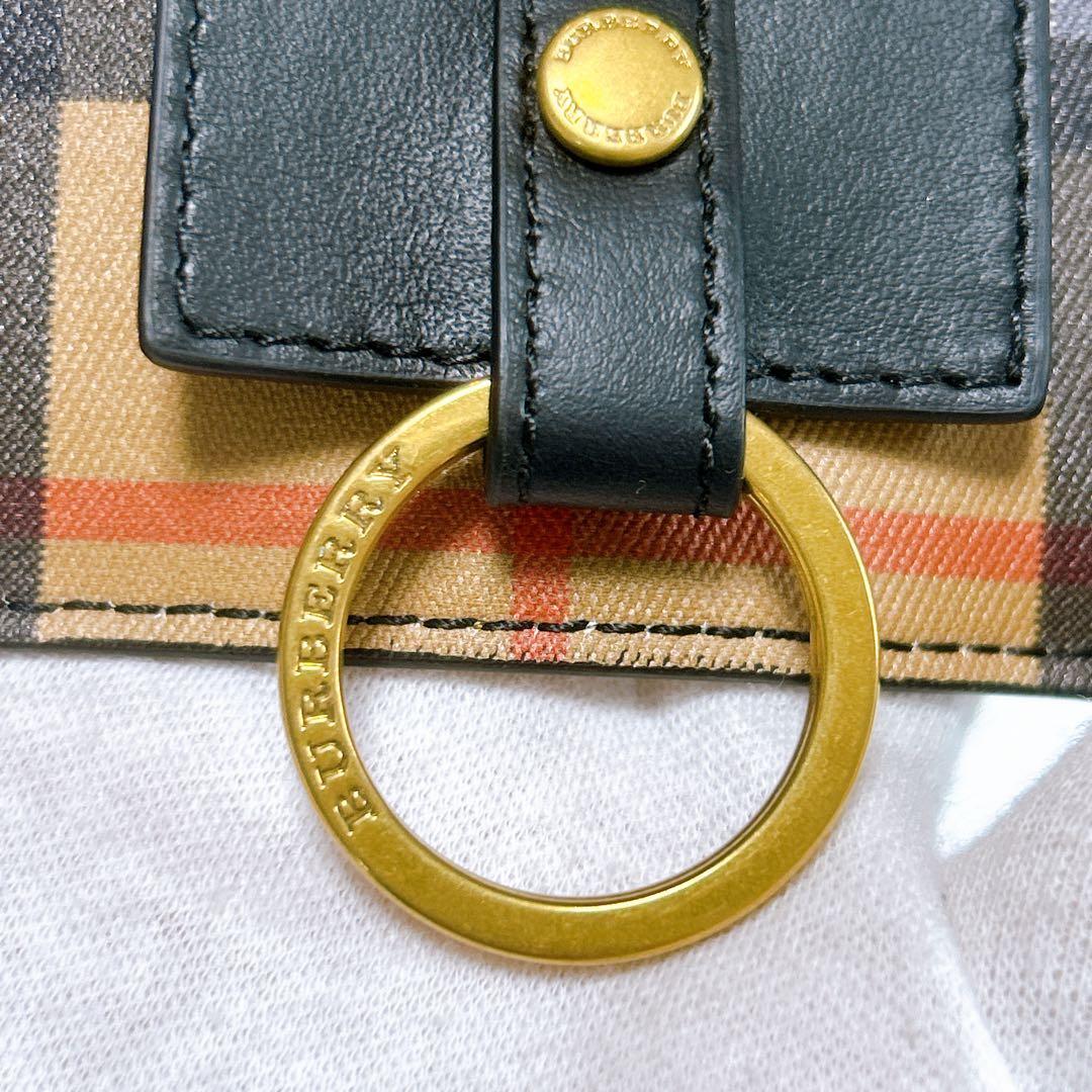 新品未使用✨バーバリー ノバチェック キーケース 6連 リング付き 箱・袋付き