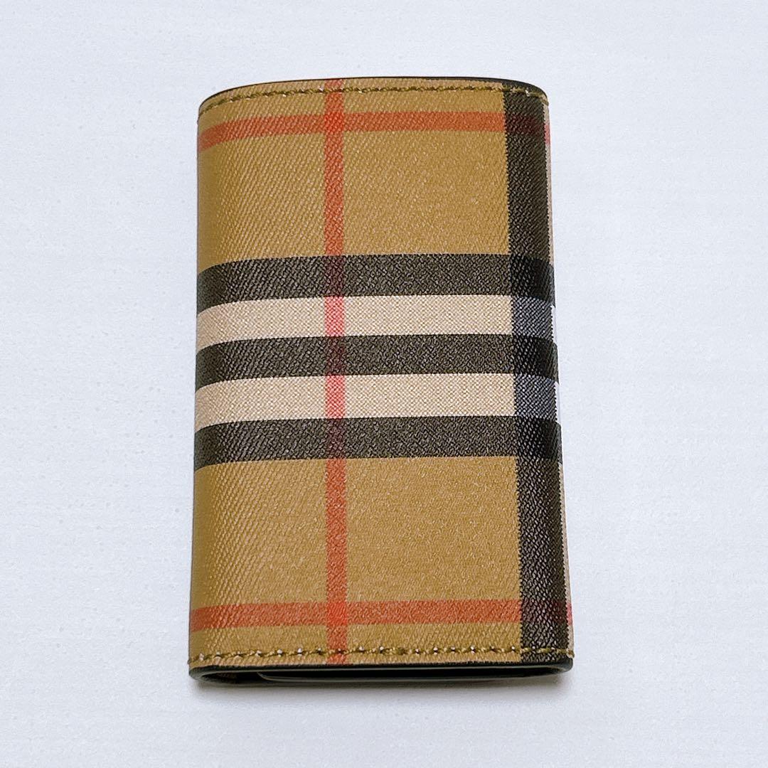 新品未使用✨バーバリー ノバチェック キーケース 6連 リング付き 箱・袋付き