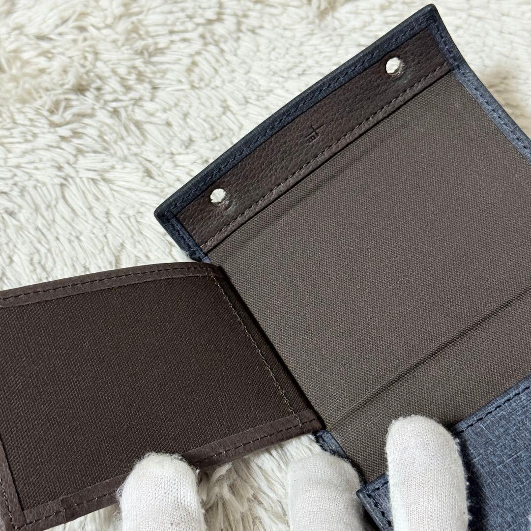 未使用✨エムピウ　ミッレフォッリエⅡ P25 クアドレッティ　ネイビー　希少