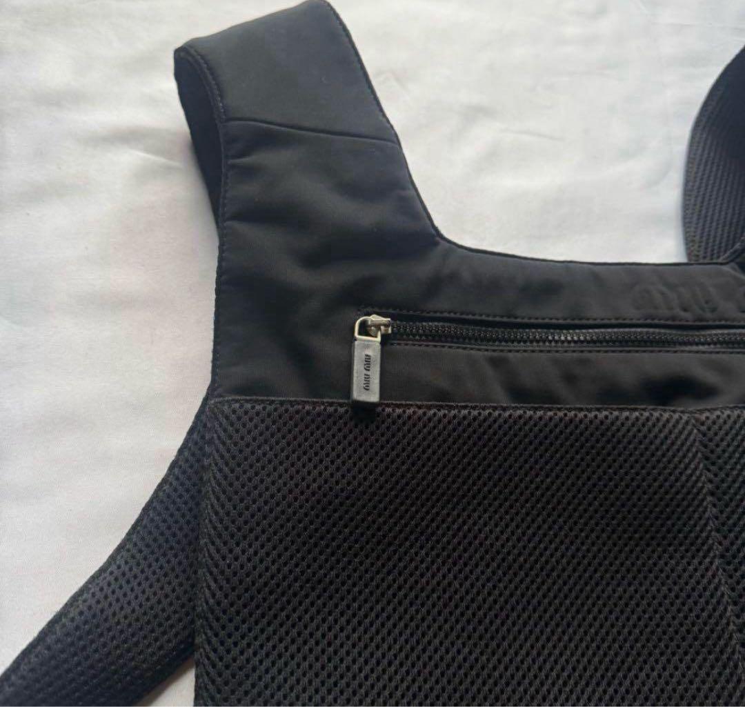 A*.様 希少 90s miu miu archive chest rig ba