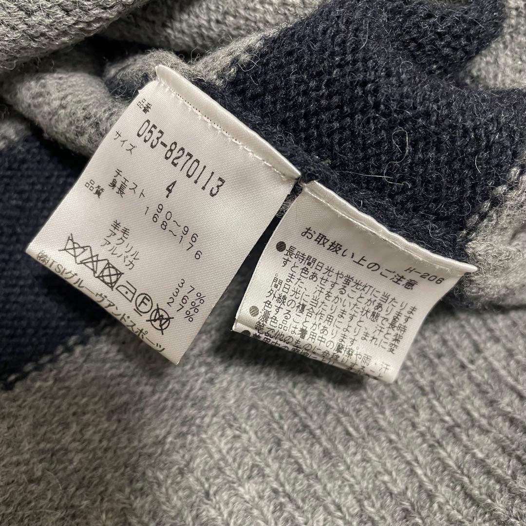 Tomo パーリーゲイツ　セーター　ニット　星柄　ゴルフウェア　アルパカ混