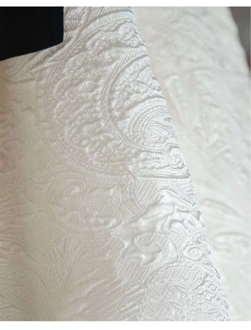 ホワイトウェディングドレス オフショルダー Aライン