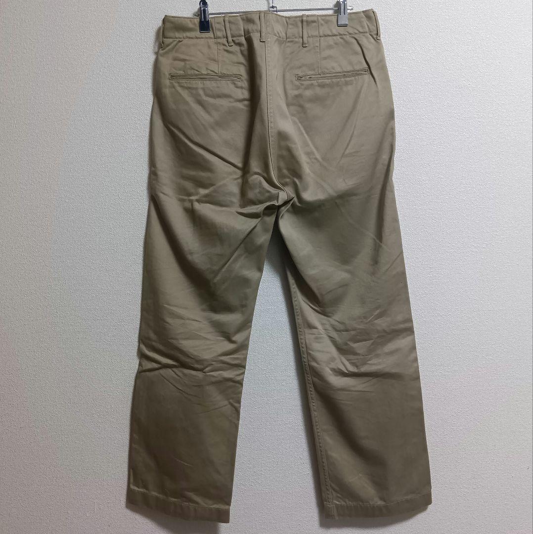 BR40025 ベージュ チノパン ウエスト33インチ　バズリクソンズ　新品