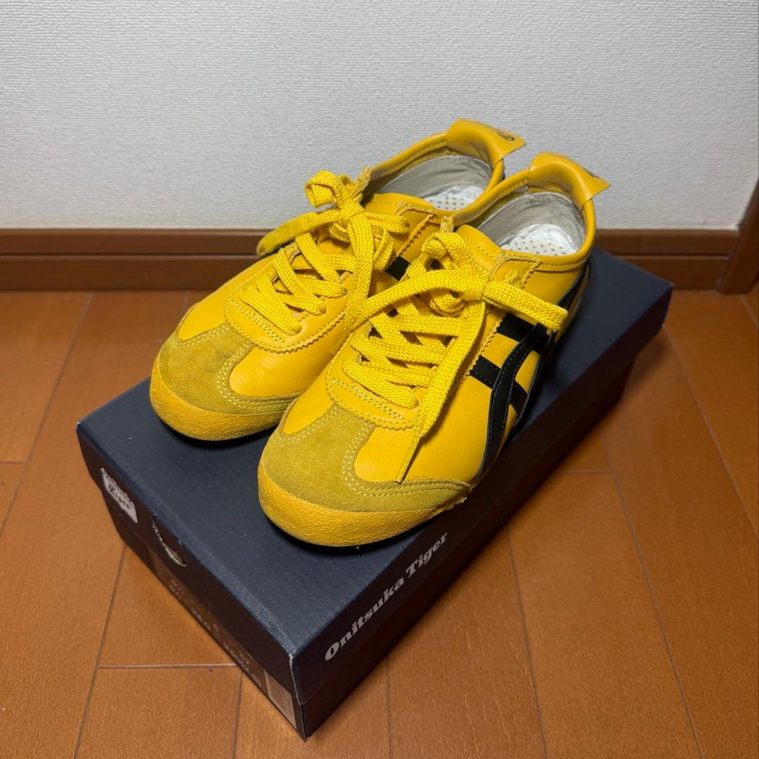 オニツカタイガー　メキシコ66 イエロー
